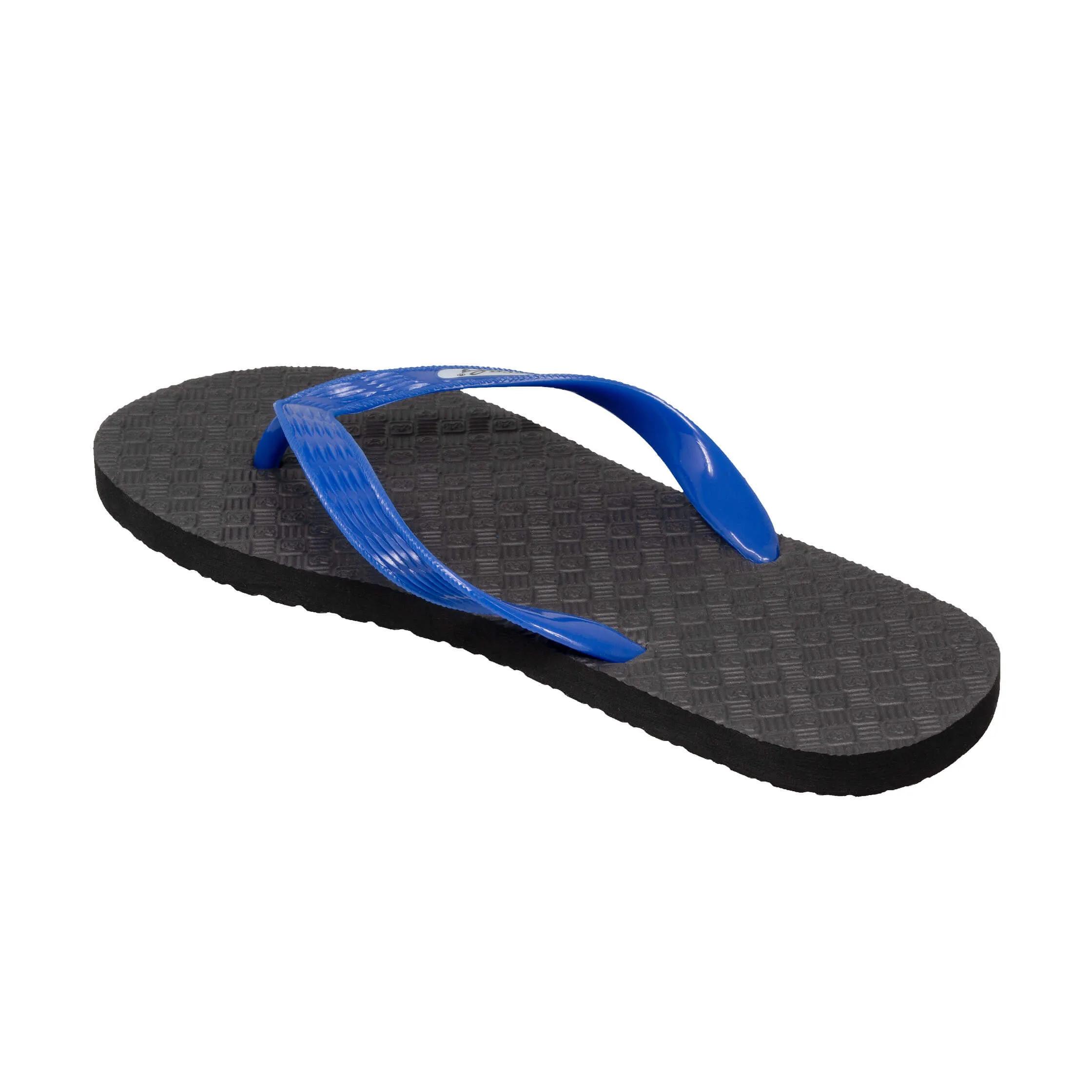 Men's Solid Blue Strap Slippah