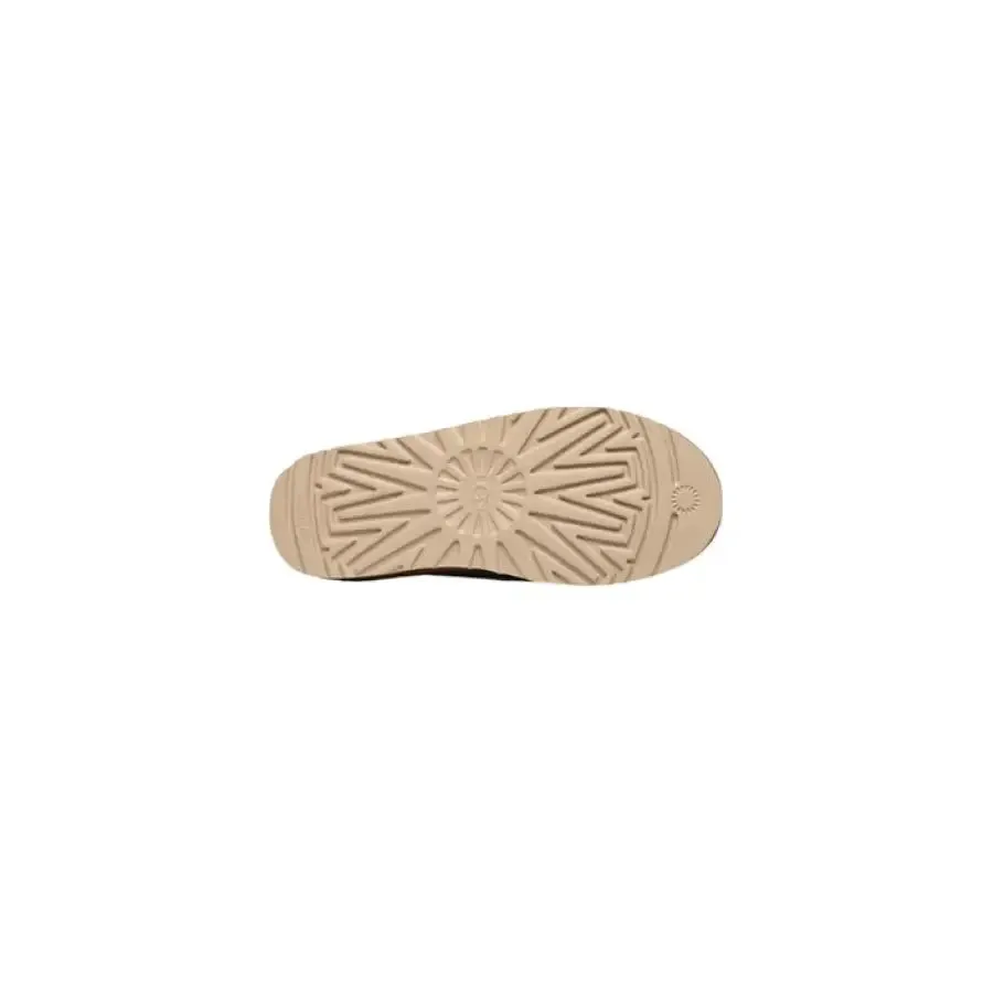 Mens Ugg Beige Leather Slippers