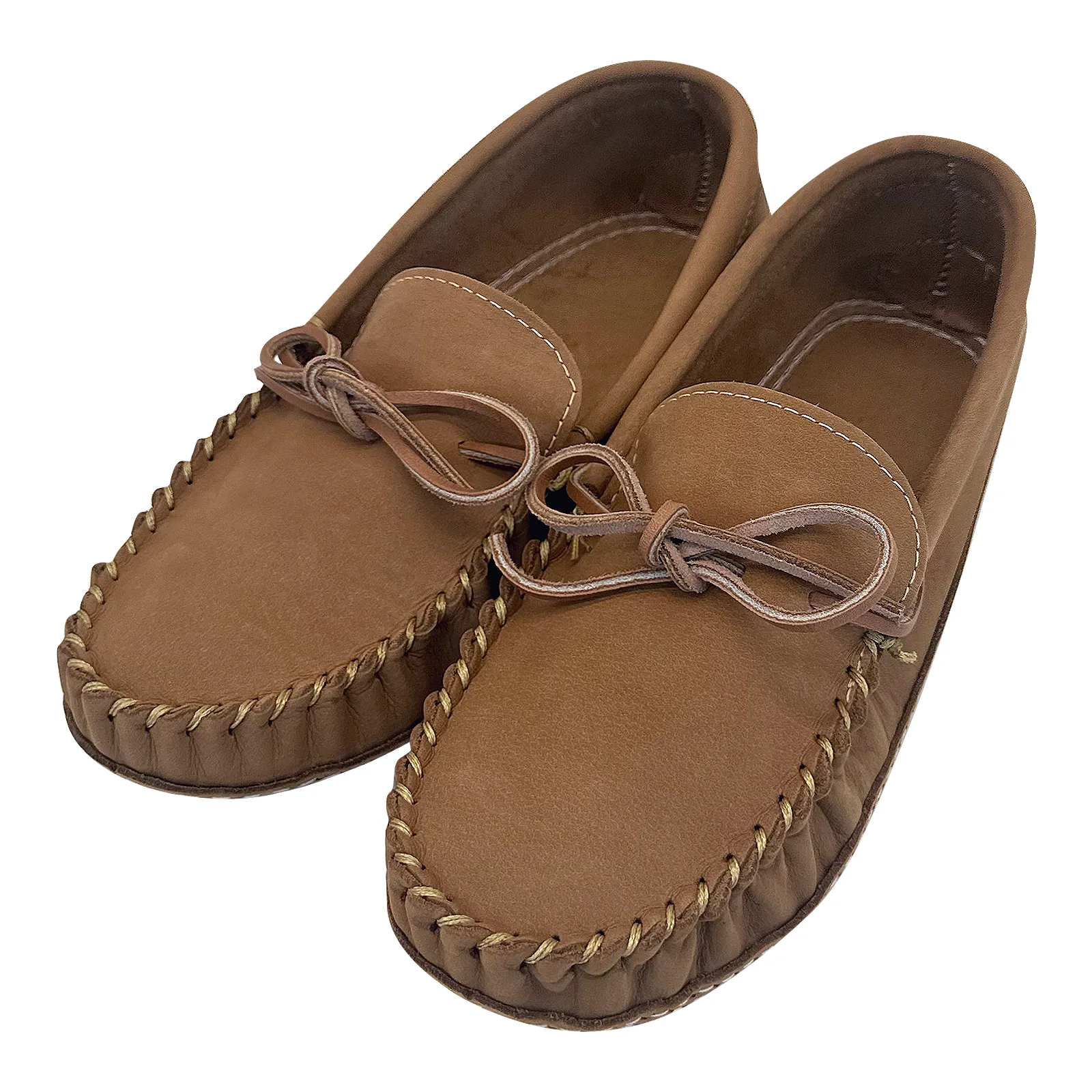 Men's Wide Earthing Leather Moccasins (Clearance)