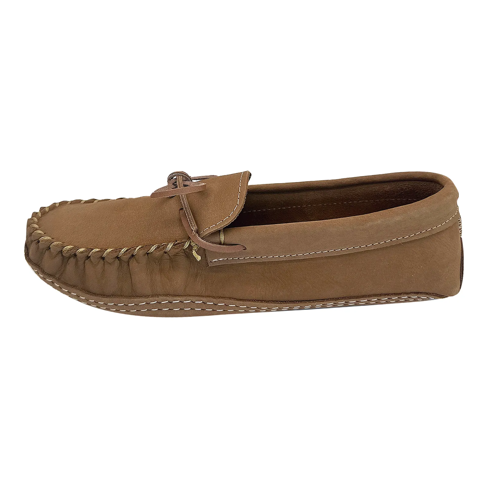 Men's Wide Earthing Leather Moccasins (Clearance)