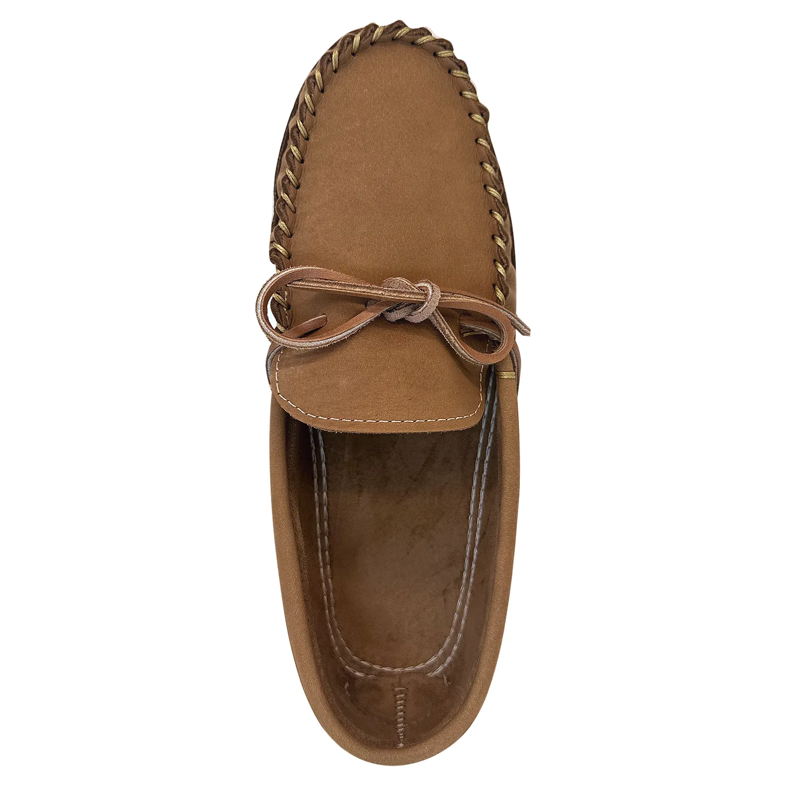 Men's Wide Earthing Leather Moccasins (Clearance)