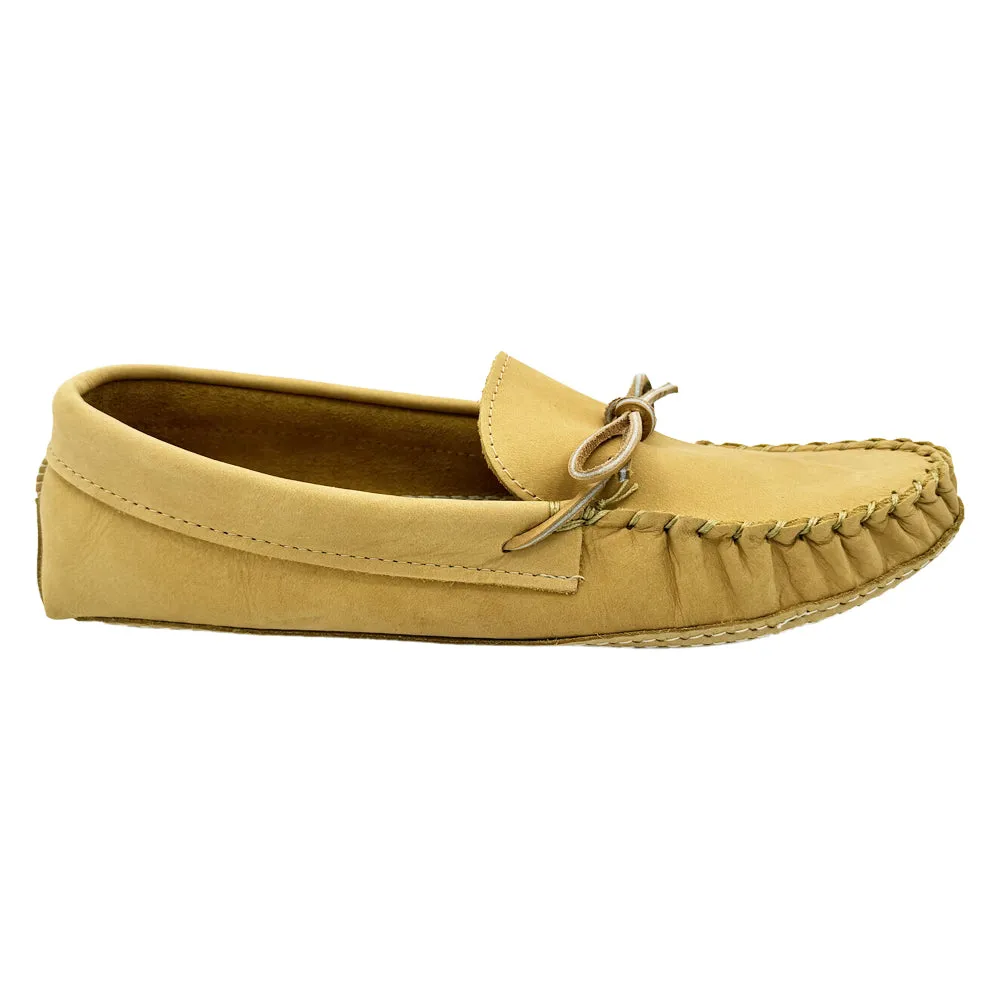 Men's Wide Earthing Leather Moccasins (Clearance)