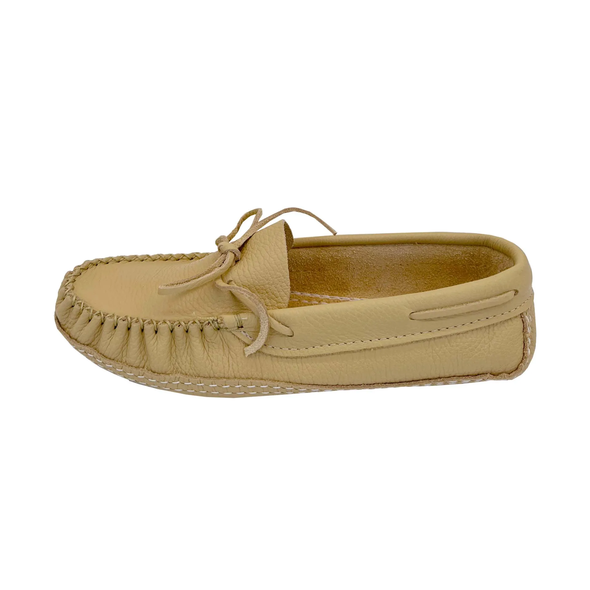 Men's Wide Leather Earthing Moccasins (Final Clearance - Size 10 & 11 ONLY)