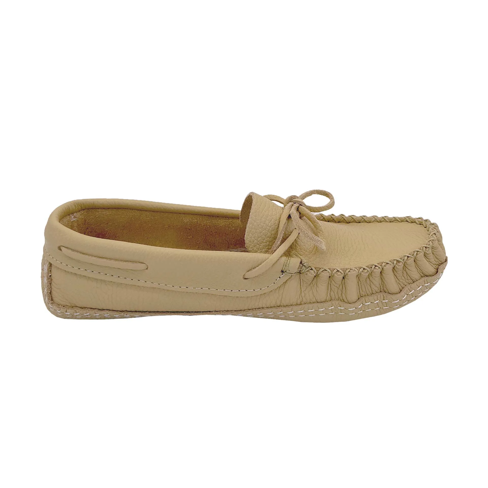 Men's Wide Leather Earthing Moccasins (Final Clearance - Size 10 & 11 ONLY)