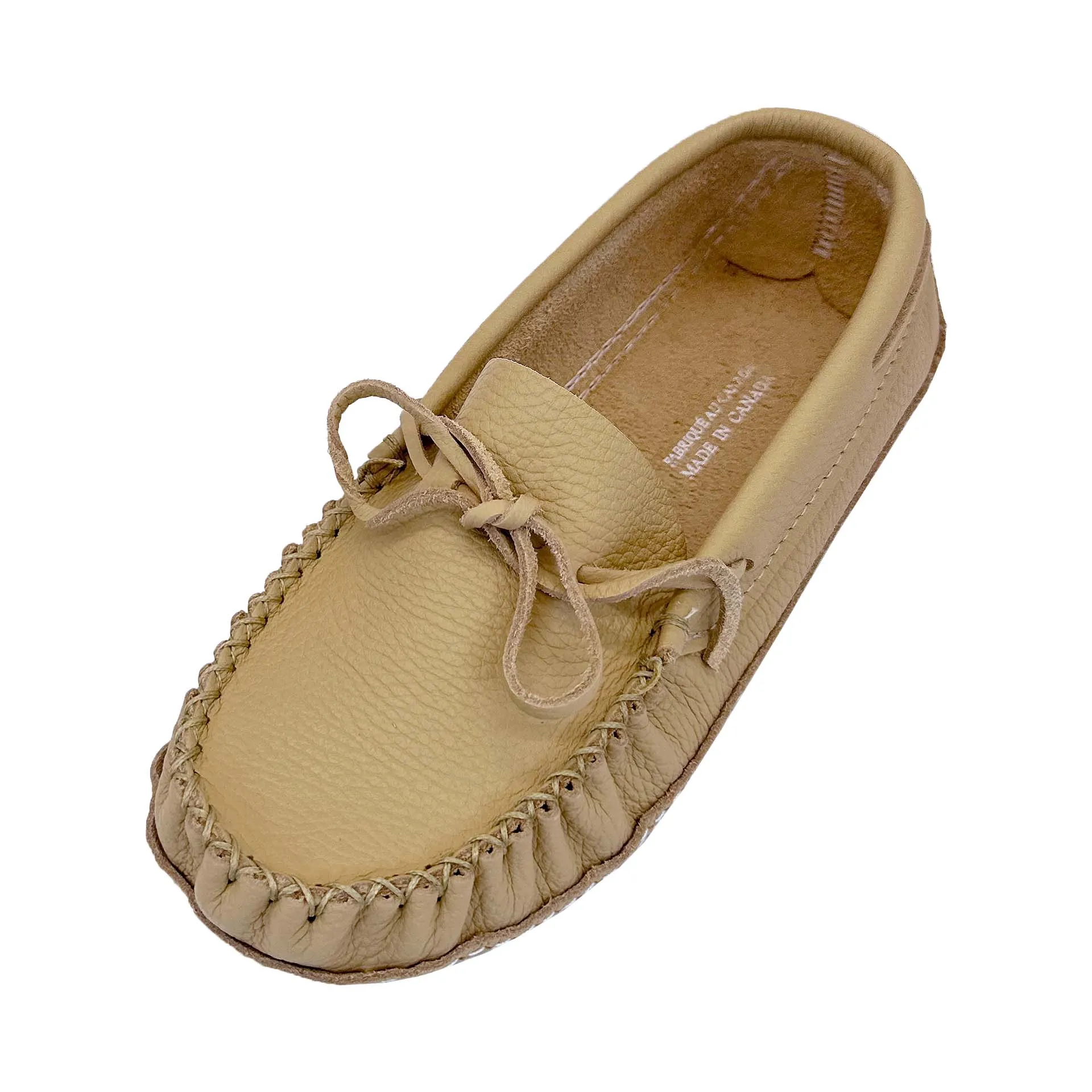 Men's Wide Leather Earthing Moccasins (Final Clearance - Size 10 & 11 ONLY)