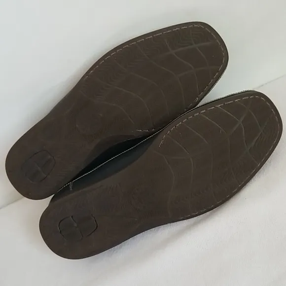 Mephisto Brown Black Leather Cool Air Loafer