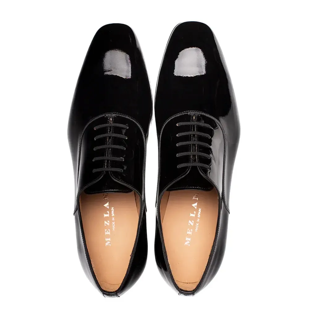 Mezlan Altea 21150 Black Genuine Plain Toe Oxfords