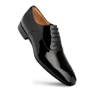 Mezlan Altea 21150 Black Genuine Plain Toe Oxfords