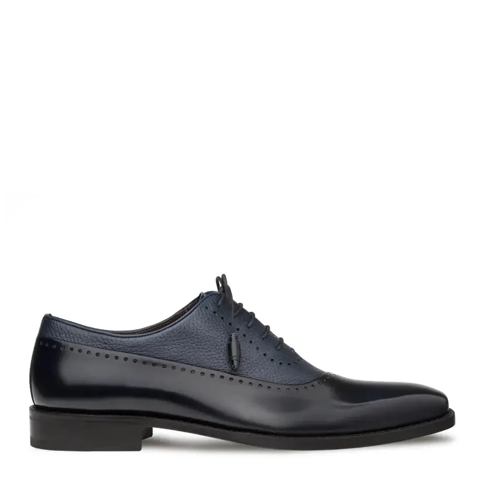 Mezlan Postdam 16409 Blue Genuine Oxfords
