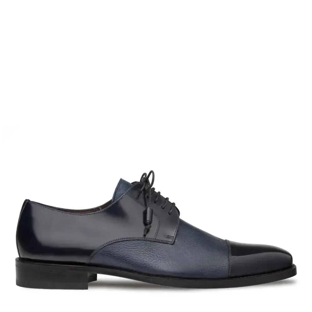 Mezlan Soka 15089 Blue Genuine Oxfords