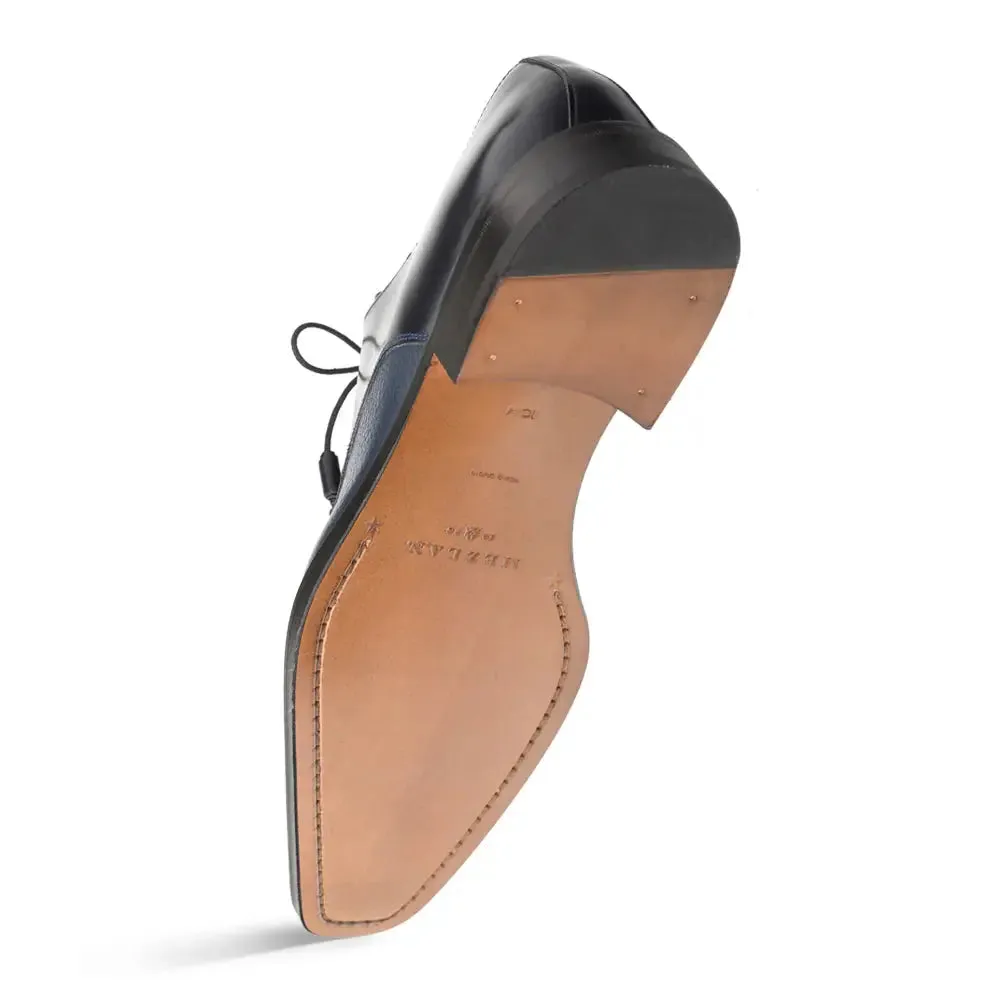 Mezlan Soka 15089 Blue Genuine Oxfords