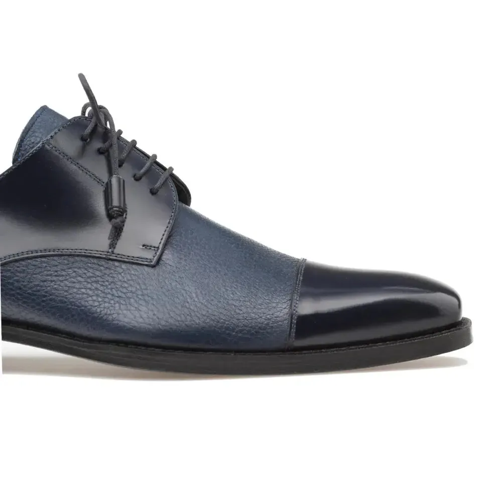 Mezlan Soka 15089 Blue Genuine Oxfords