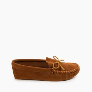 Minnetonka Men's Leather Laced Softsole Moccasin