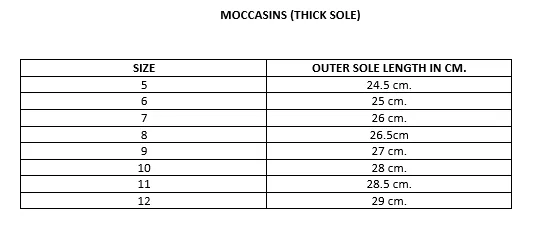 Moccasins (Thick Sole)
