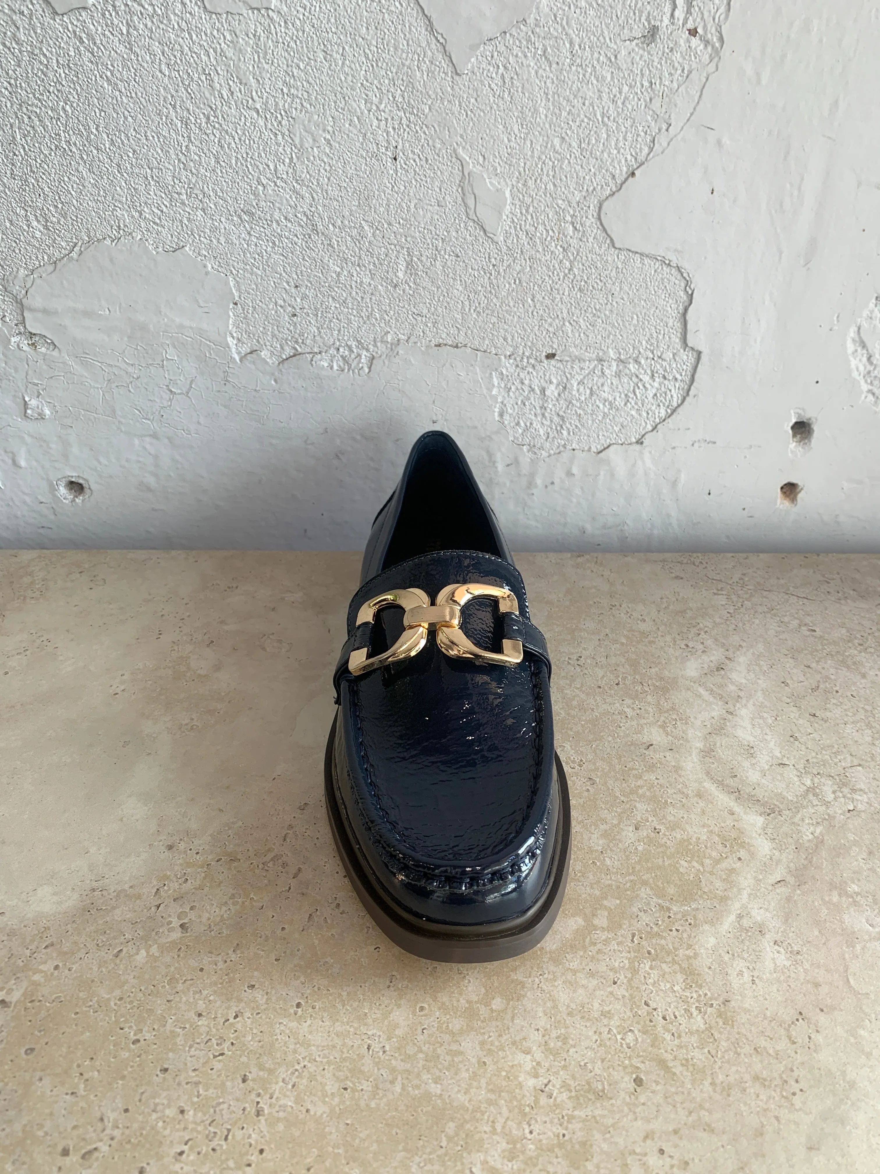 Mollini Gorgina Loafer Patent Navy