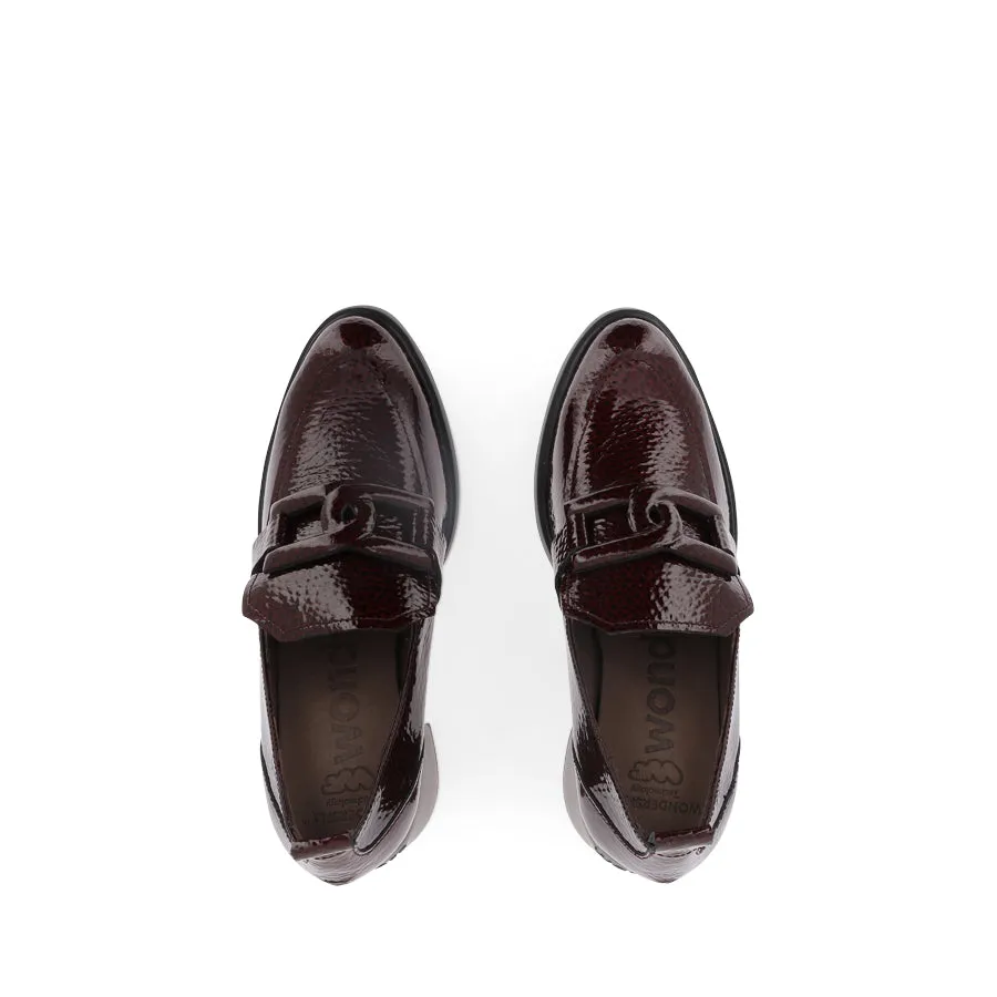 MOLLY M-5502 - VINO PATENT-BLACK SOLE