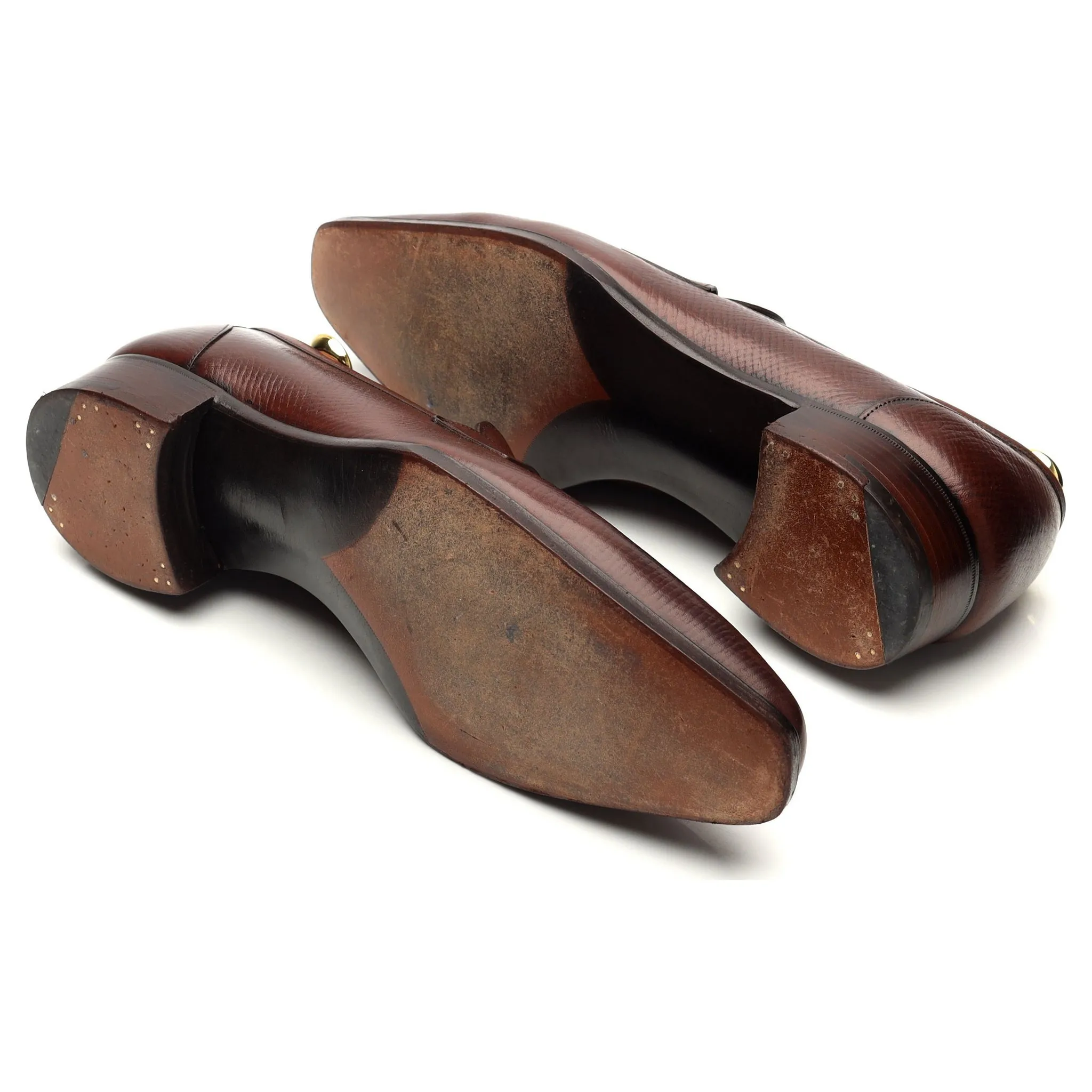 'Monaco' Brown Leather Loafer UK 7 E