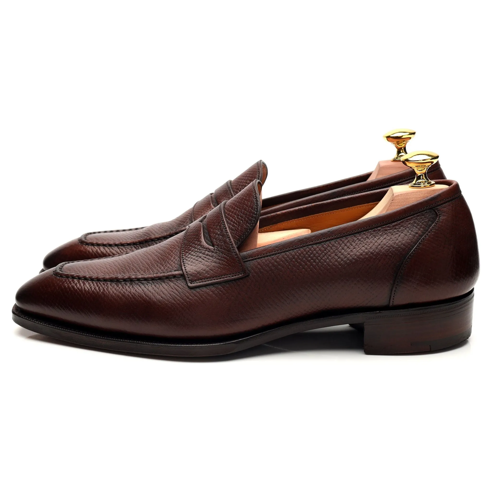 'Monaco' Brown Leather Loafer UK 7 E
