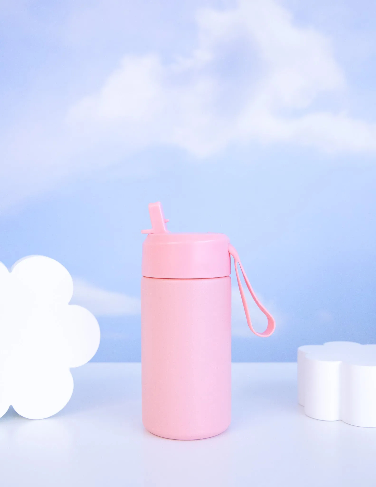 MontiiCo Fusion Sipper Lid Drink Bottle | Camellia - 350ml