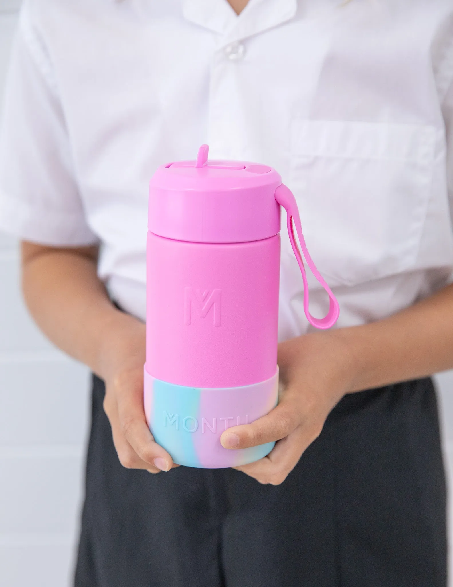 MontiiCo Fusion Sipper Lid Drink Bottle | Floss - 350ml
