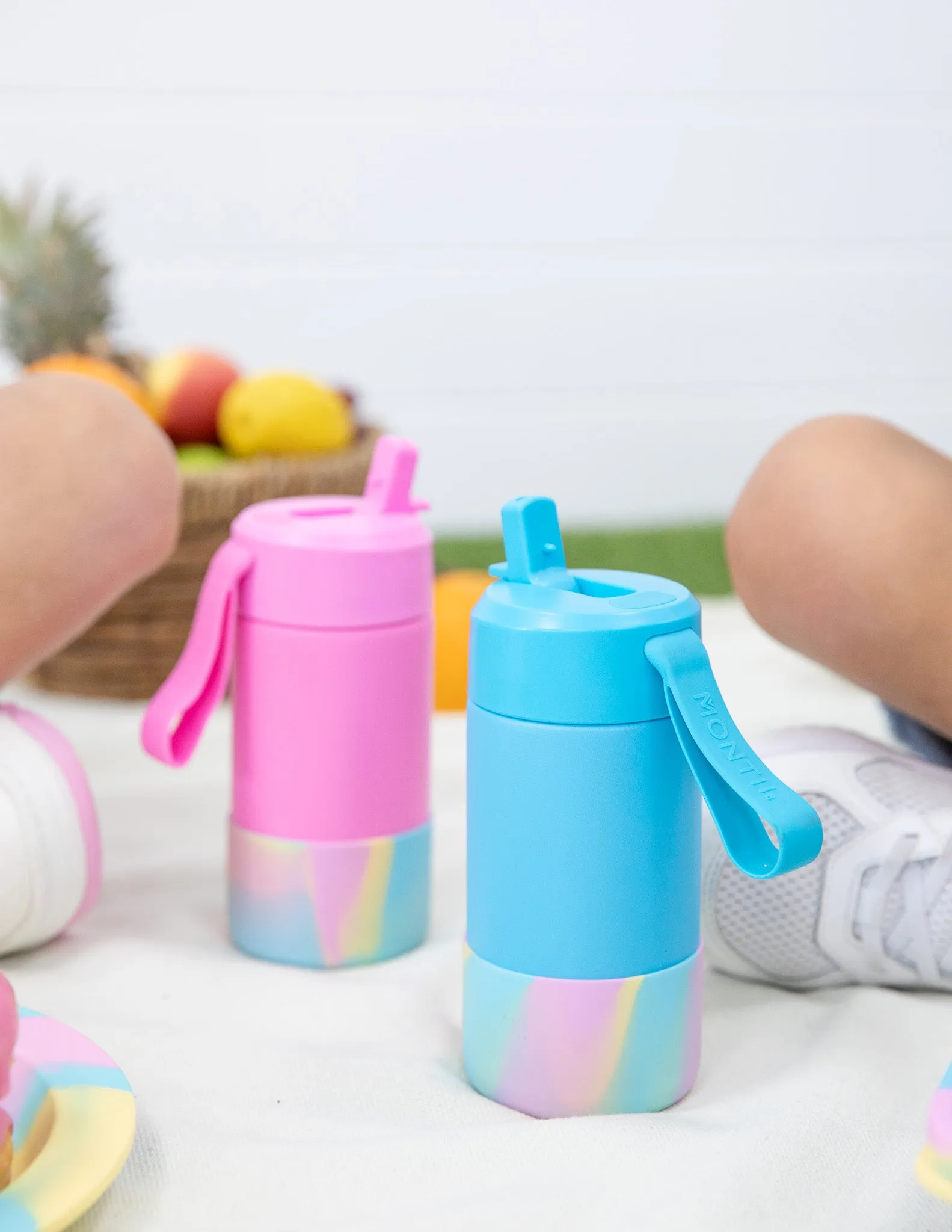 MontiiCo Fusion Sipper Lid Drink Bottle | Floss - 350ml