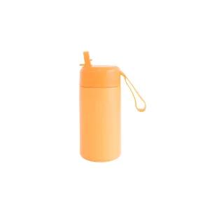 MontiiCo Fusion Sipper Lid Drink Bottle | Tangerine - 350ml