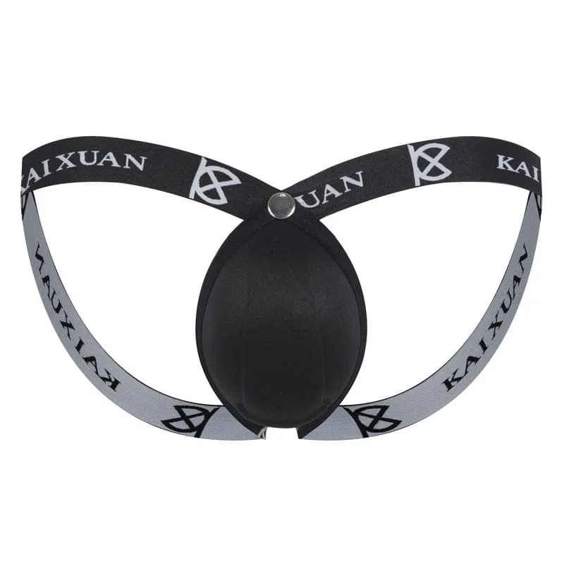 MRIMIN FTM Trans Jockstrap Wear Bulge Cotton Strap Underwear Packer Harness-UD06