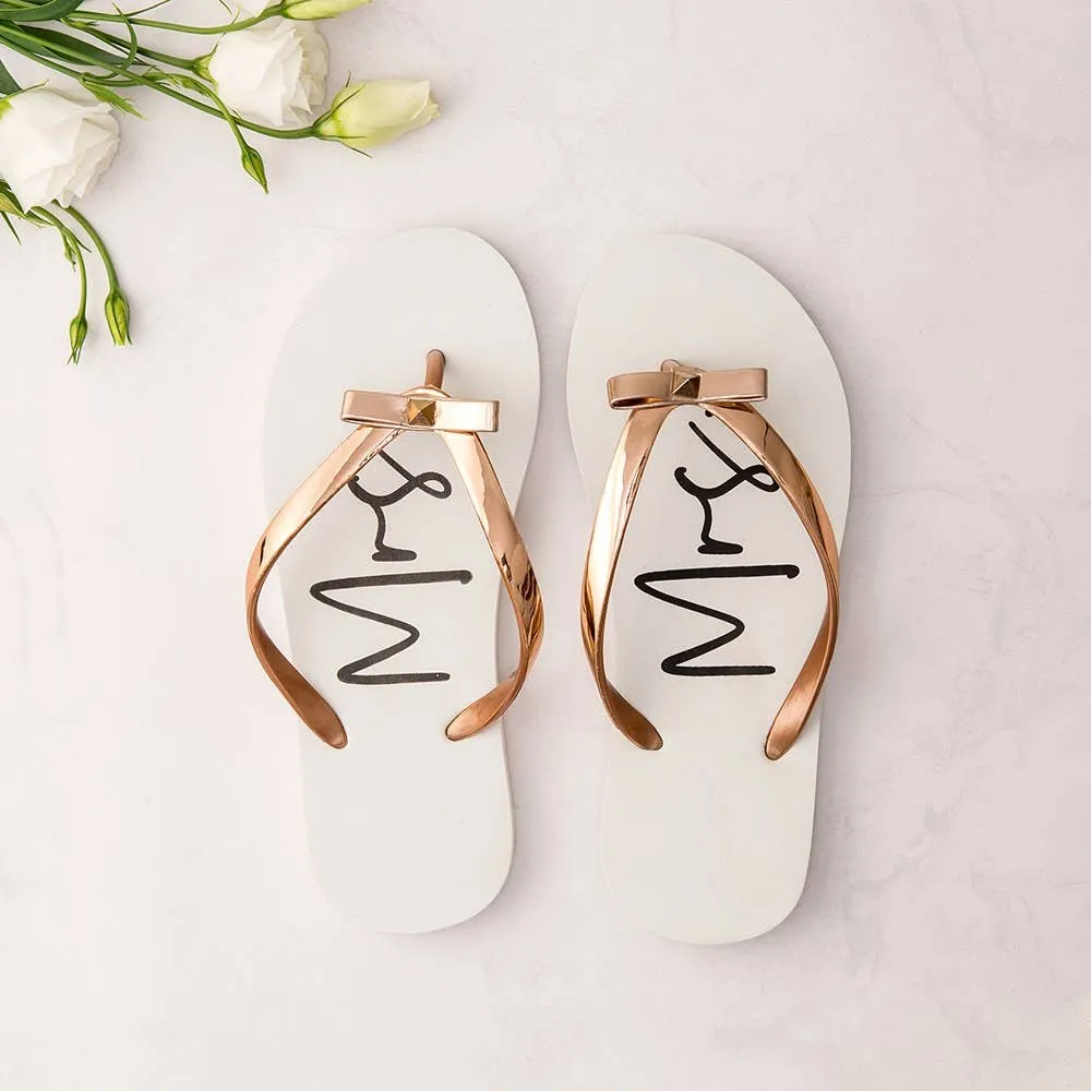 Mrs. Bow Flip Flops