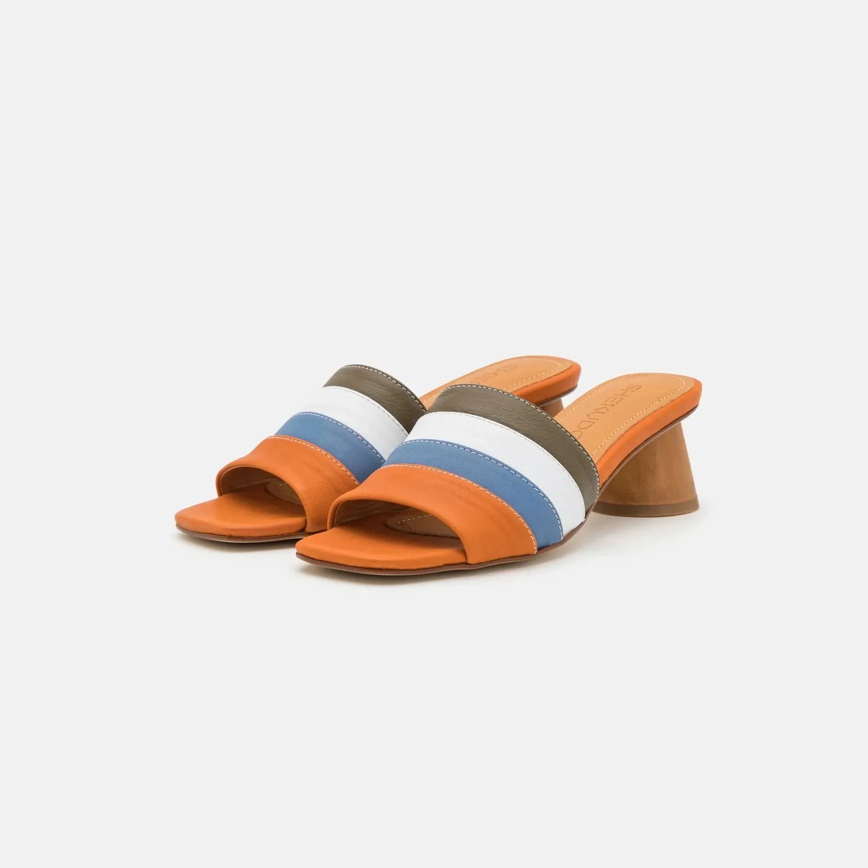 Nadine Mules (Multi Leather)
