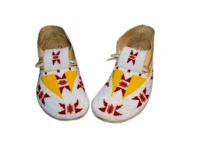 Native American Style Handmade Beaded Powwow Dance Moccasin PMC743
