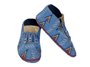 Native American Style Handmade Beaded Powwow Dance Moccasin PMC818