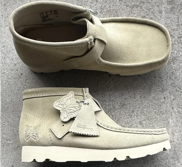 Needles x Clarks - Walla Strap Boot - Maple Suede