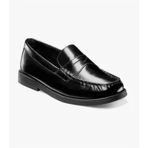 NEW FLORSHEIM boys croquet penny loafer in black