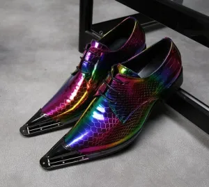 New Laser Multicolour Party Men Oxford Shoes Real Leather Wedding Formal Shoes Lace Up Dress Shoes Male Brogues