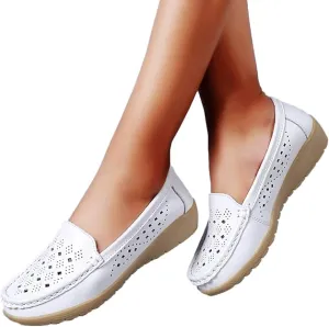 NEW MLAGJSS Women's Ballet Flat Shoes Mesh Walking Loafers Dress Shoes for Women Mesh Slip on Shoes Flat Shoes Lightweight, Sz 8, Retails $48