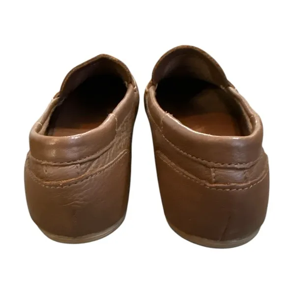 NEW Zara Kids Boy Marron Leather Loafer Brown 4516/031/100 SZ USA 6 EUR 39