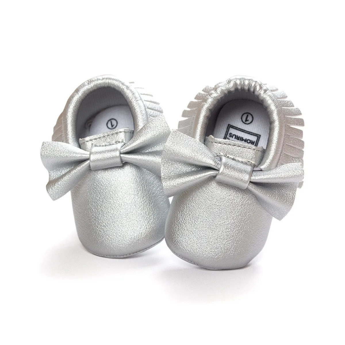 Newborn Toddler Baby Bow Moccasins
