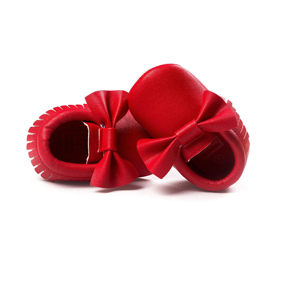 Newborn Toddler Baby Bow Moccasins