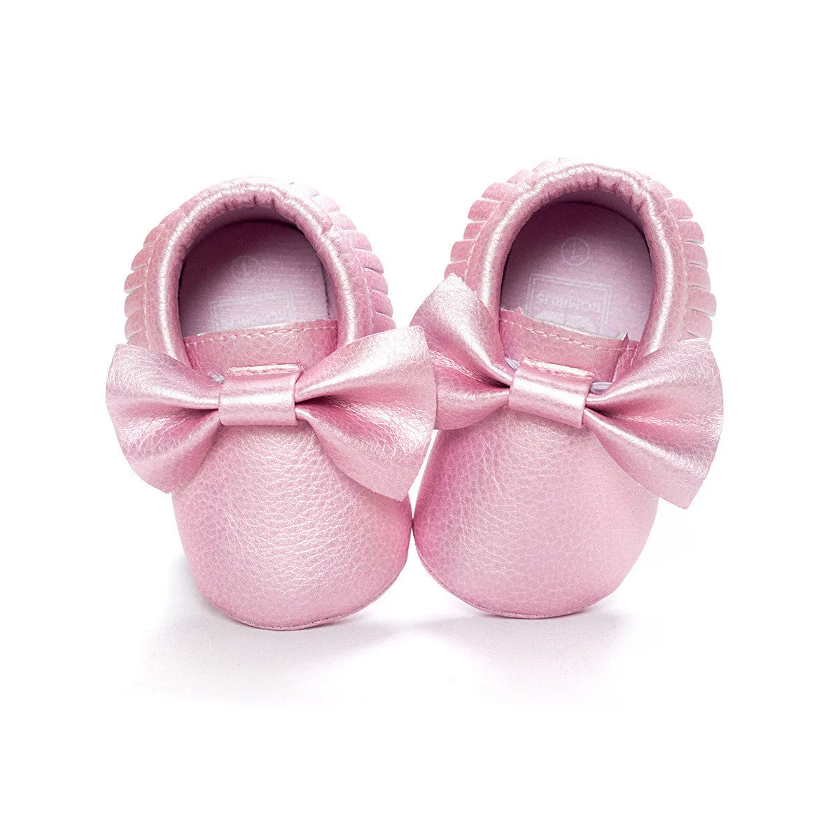 Newborn Toddler Baby Bow Moccasins