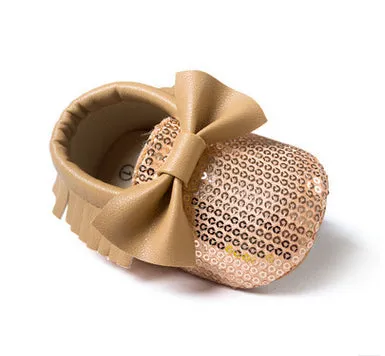 Newborn Toddler Baby Bow Moccasins