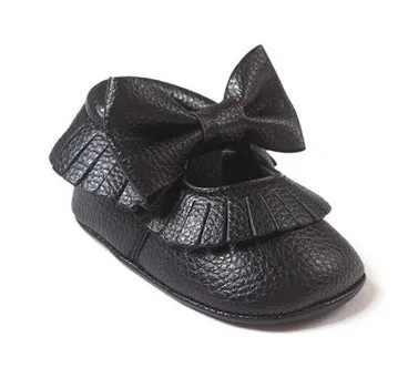 Newborn Toddler Baby Bow Moccasins