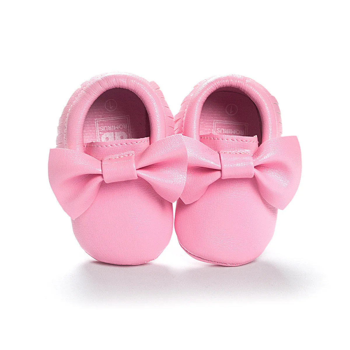 Newborn Toddler Baby Bow Moccasins