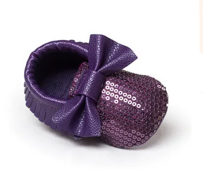 Newborn Toddler Baby Bow Moccasins