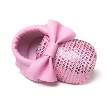 Newborn Toddler Baby Bow Moccasins