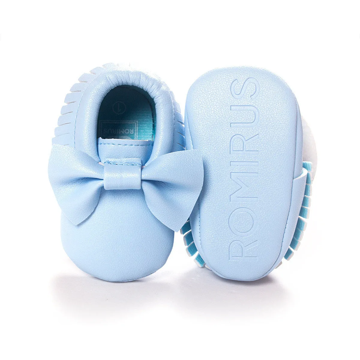 Newborn Toddler Baby Bow Moccasins