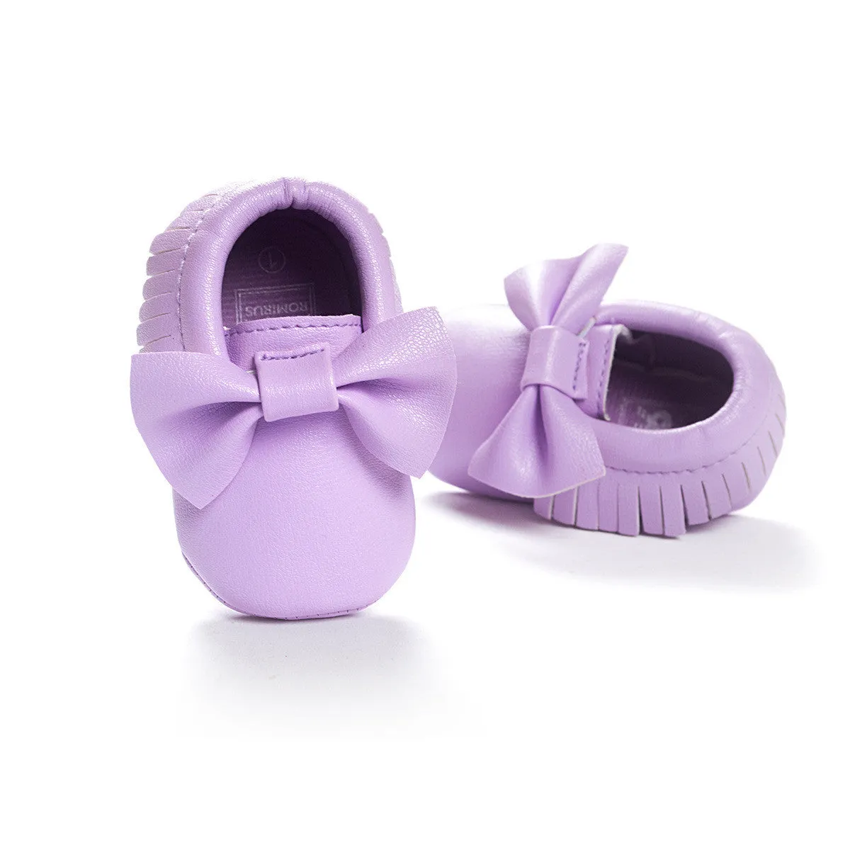 Newborn Toddler Baby Bow Moccasins