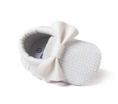 Newborn Toddler Baby Bow Moccasins