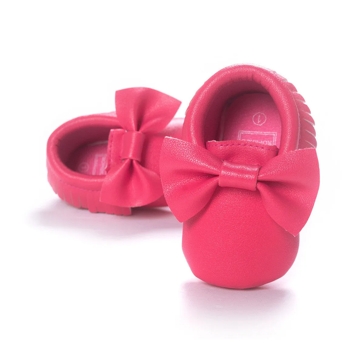 Newborn Toddler Baby Bow Moccasins