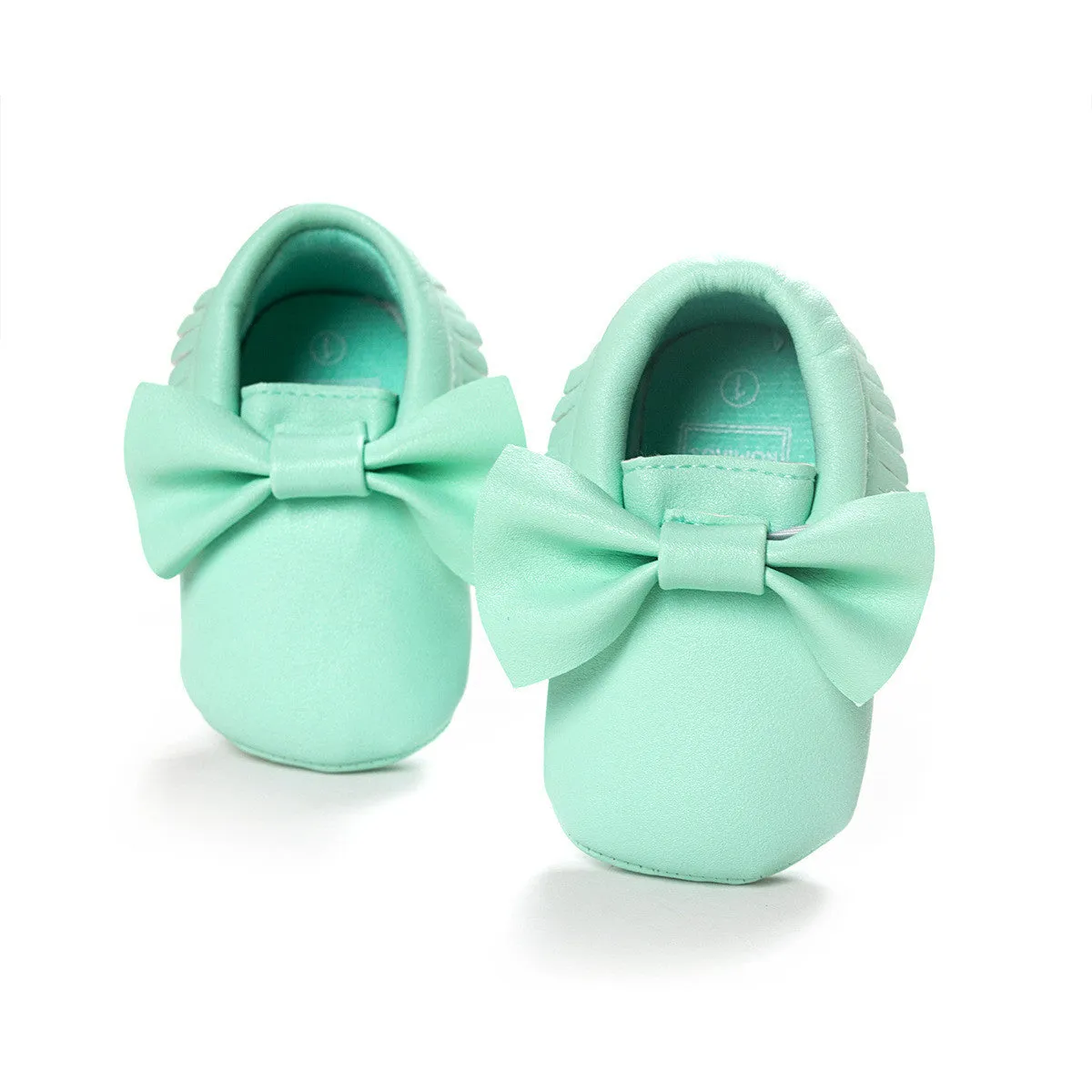 Newborn Toddler Baby Bow Moccasins