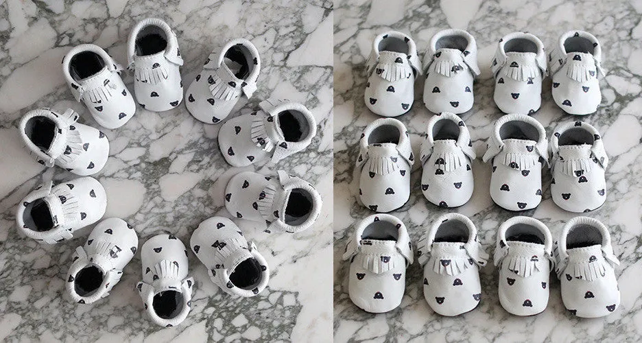 Newborn Toddler Baby Bow Moccasins